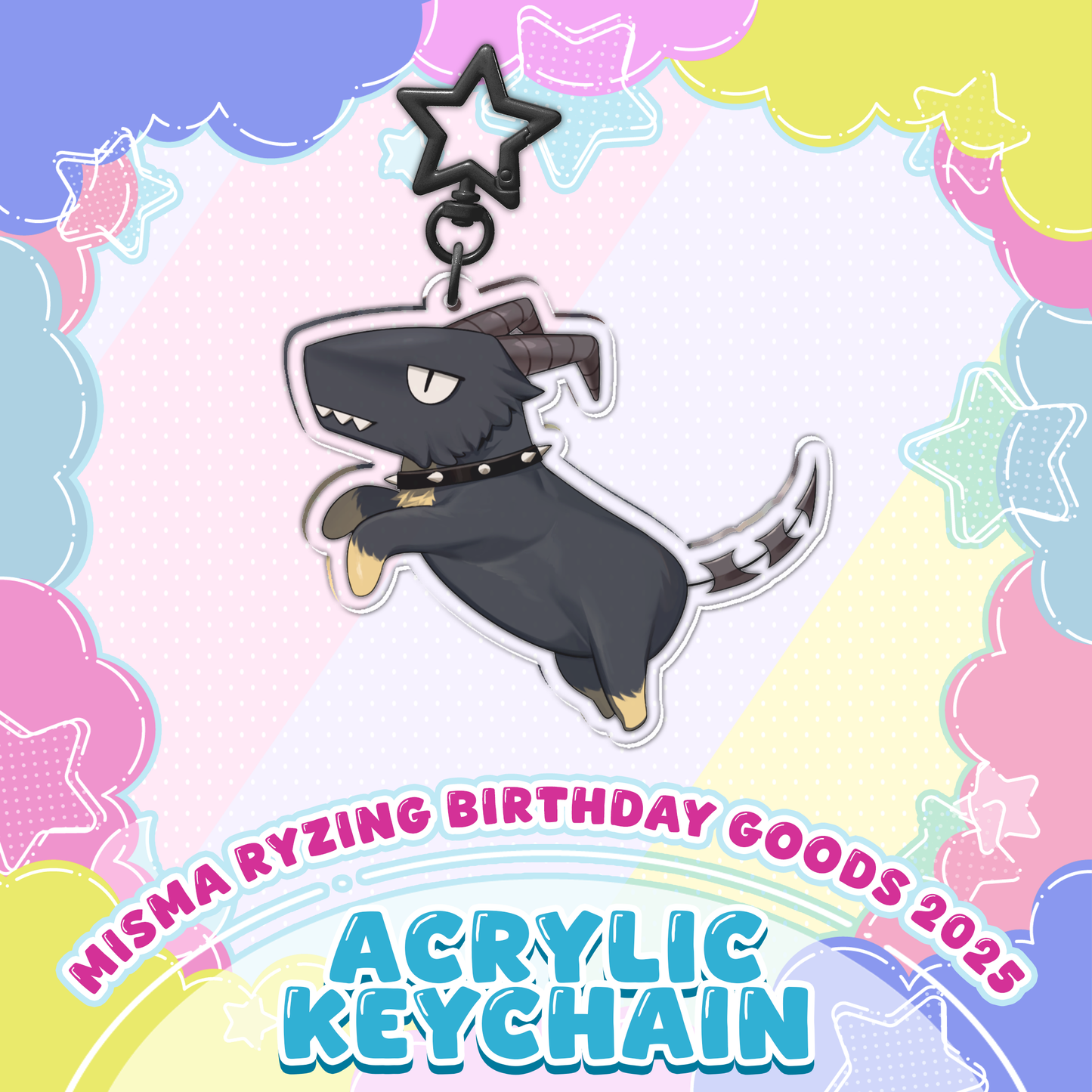 Misma Ryzing : Acrylic Keychain