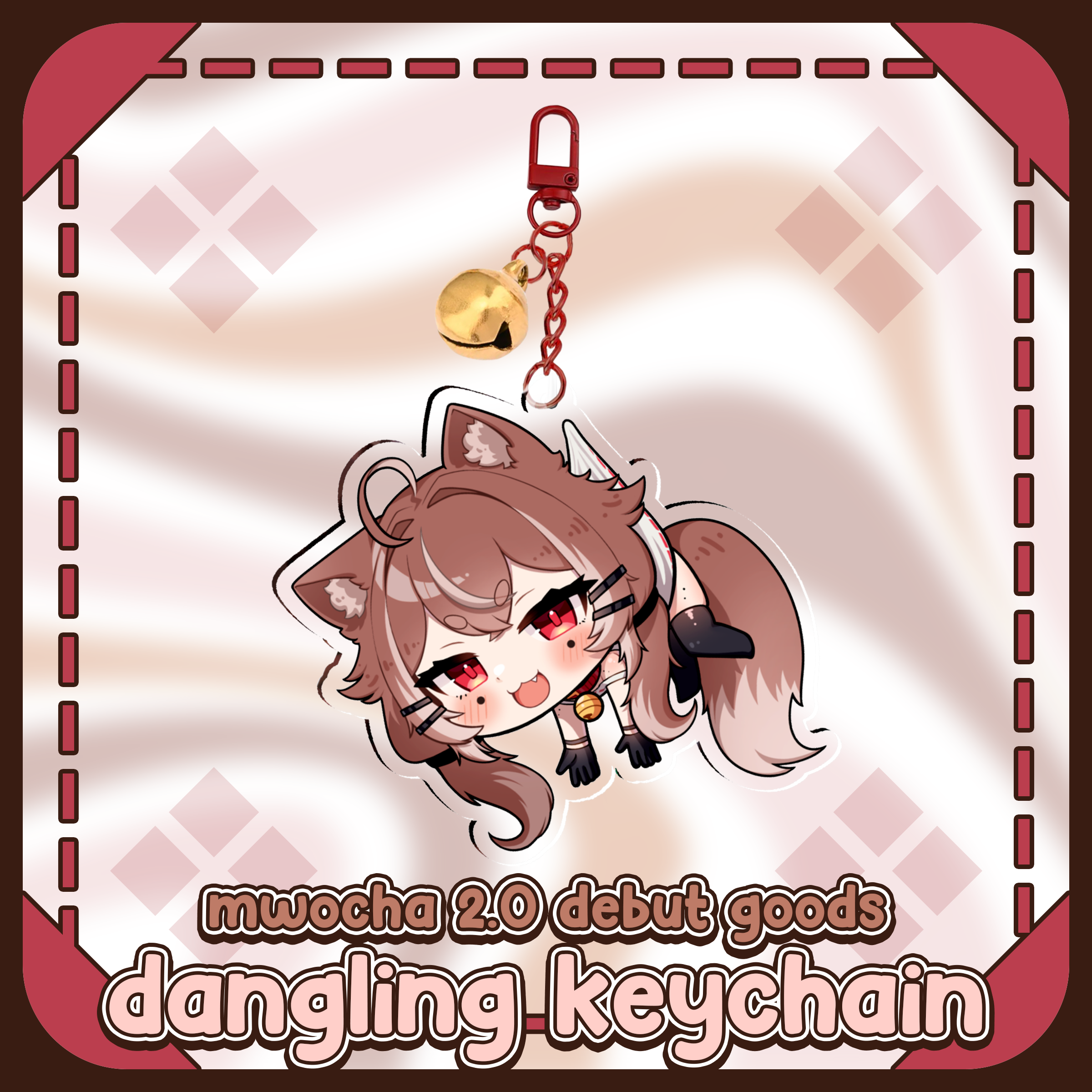 Mwocha : Dangling Acrylic Keychain – Kawa Entertainment
