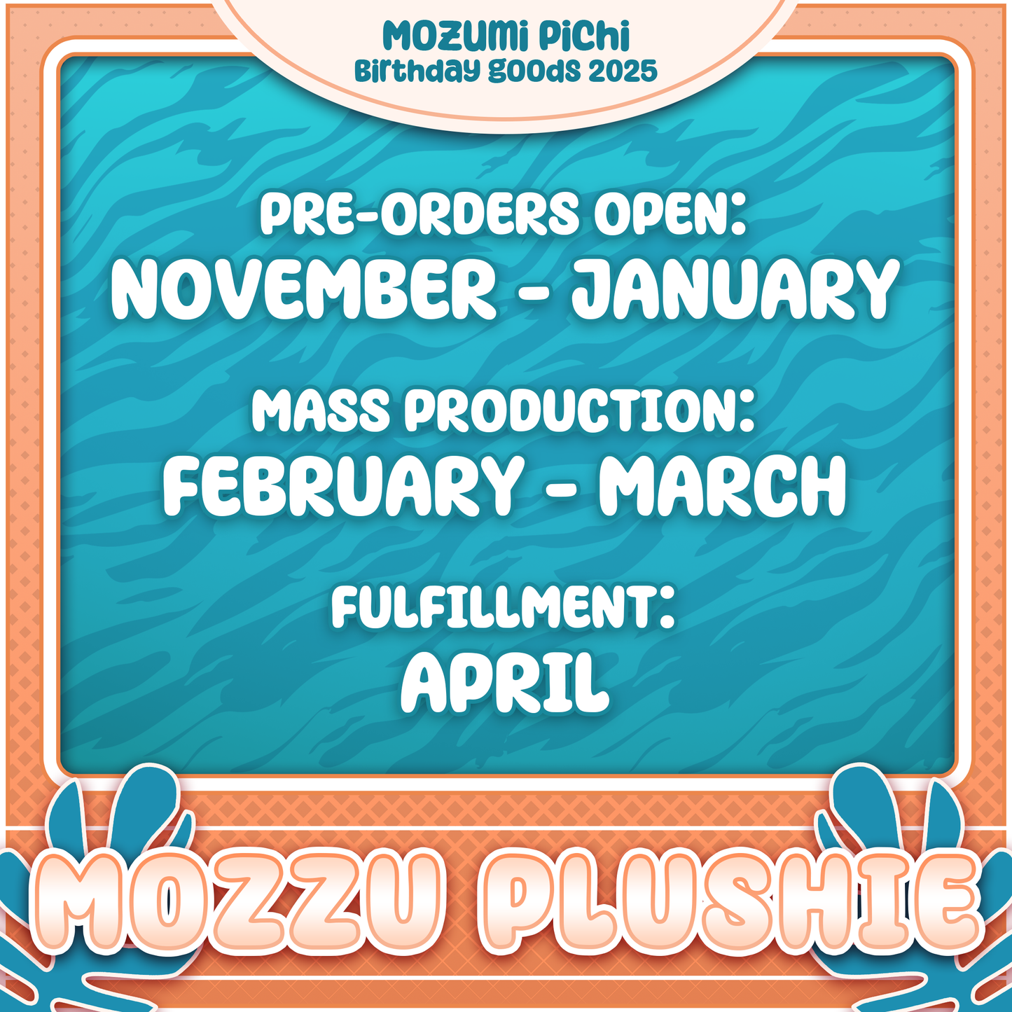 Mozumi Pichi : Mozzu Plush