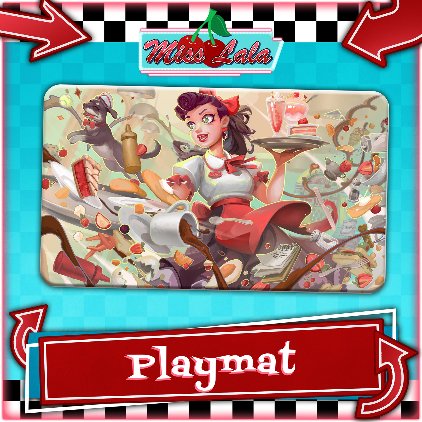 Miss Lala : Playmat Mousepad