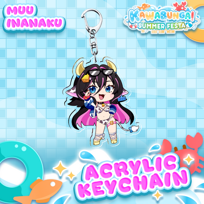 Kawa Staff : Muu Kawabunga Keychain