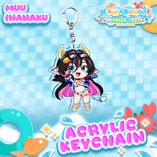 Kawa Staff : Muu Kawabunga Keychain