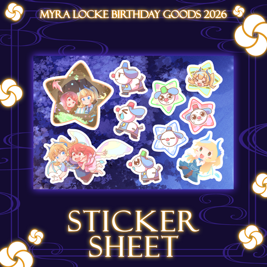 Myra Locke : Sticker Sheet [Pre-Order]