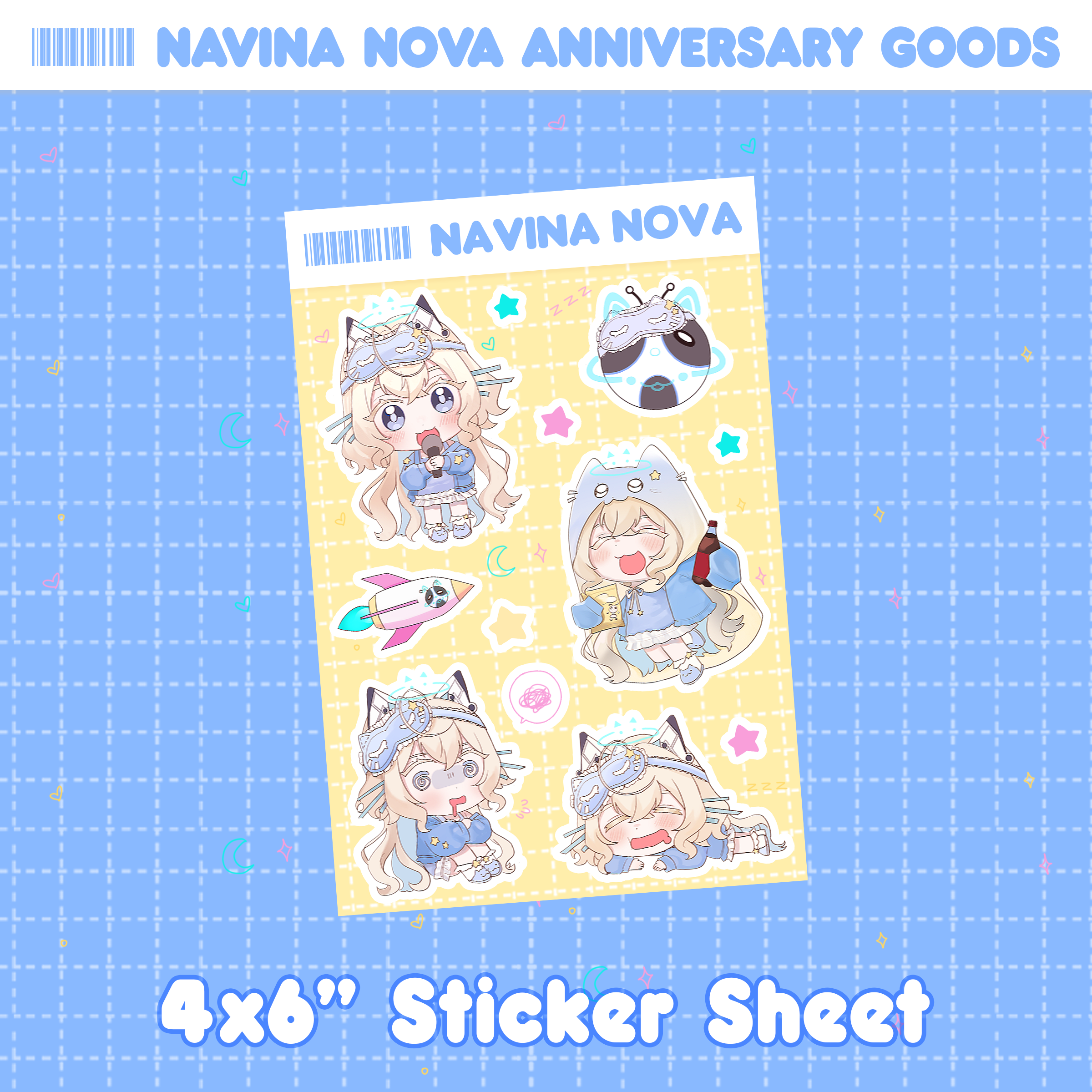 Navina Nova : Sticker Sheet – Kawa Entertainment