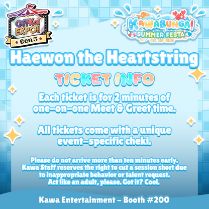 OffKai M&Gs : Haewon the Heartstring Meet & Greet