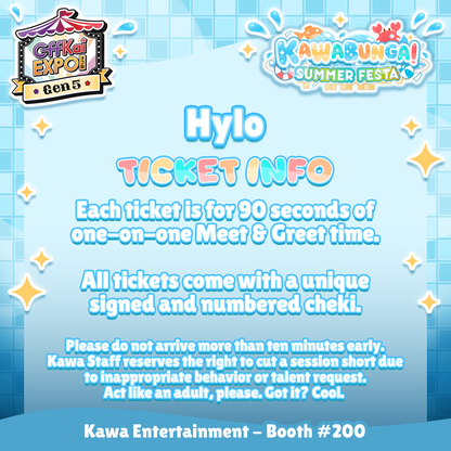 OffKai M&Gs : Hylo Meet & Greet