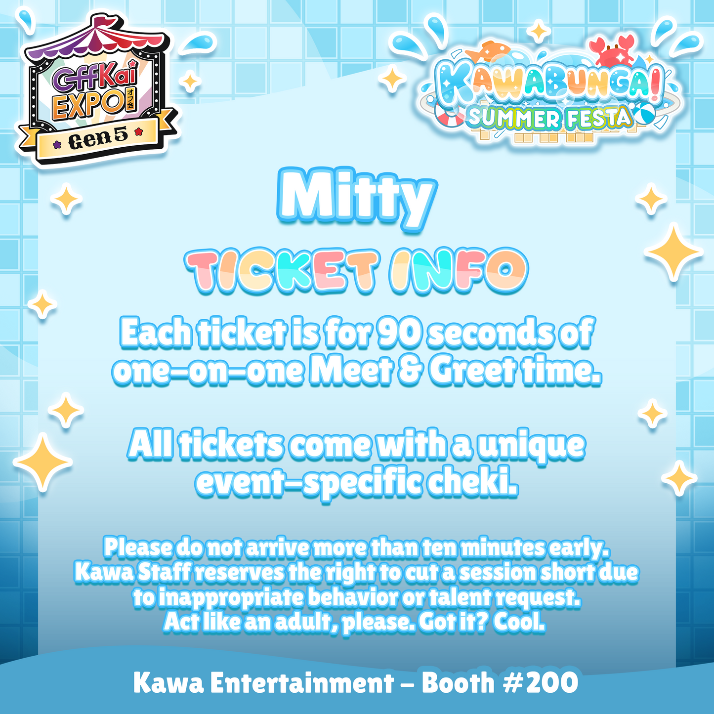 OffKai M&Gs : Mitty Meet & Greet