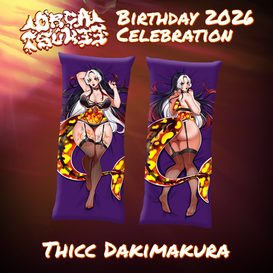 OrcaTsukii : Thicc Dakimakura Pillowcase