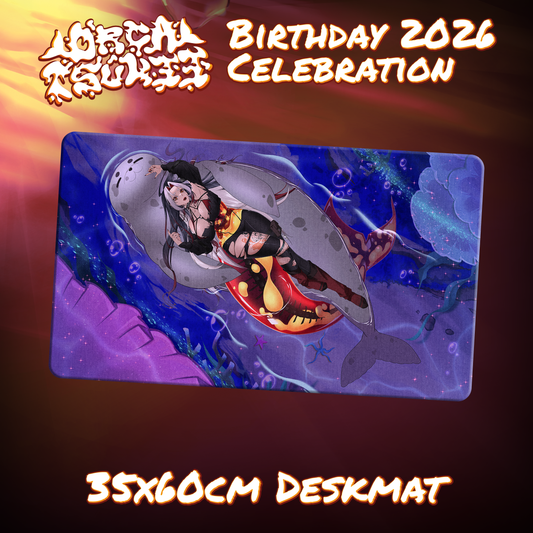 OrcaTsukii : 35x60cm Deskmat