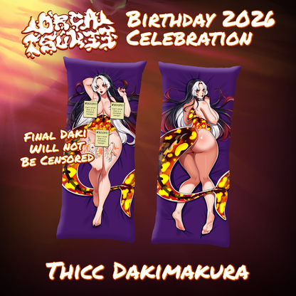 OrcaTsukii : Thicc Dakimakura Pillowcase