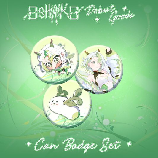 Oshiriko : Can Badge Set