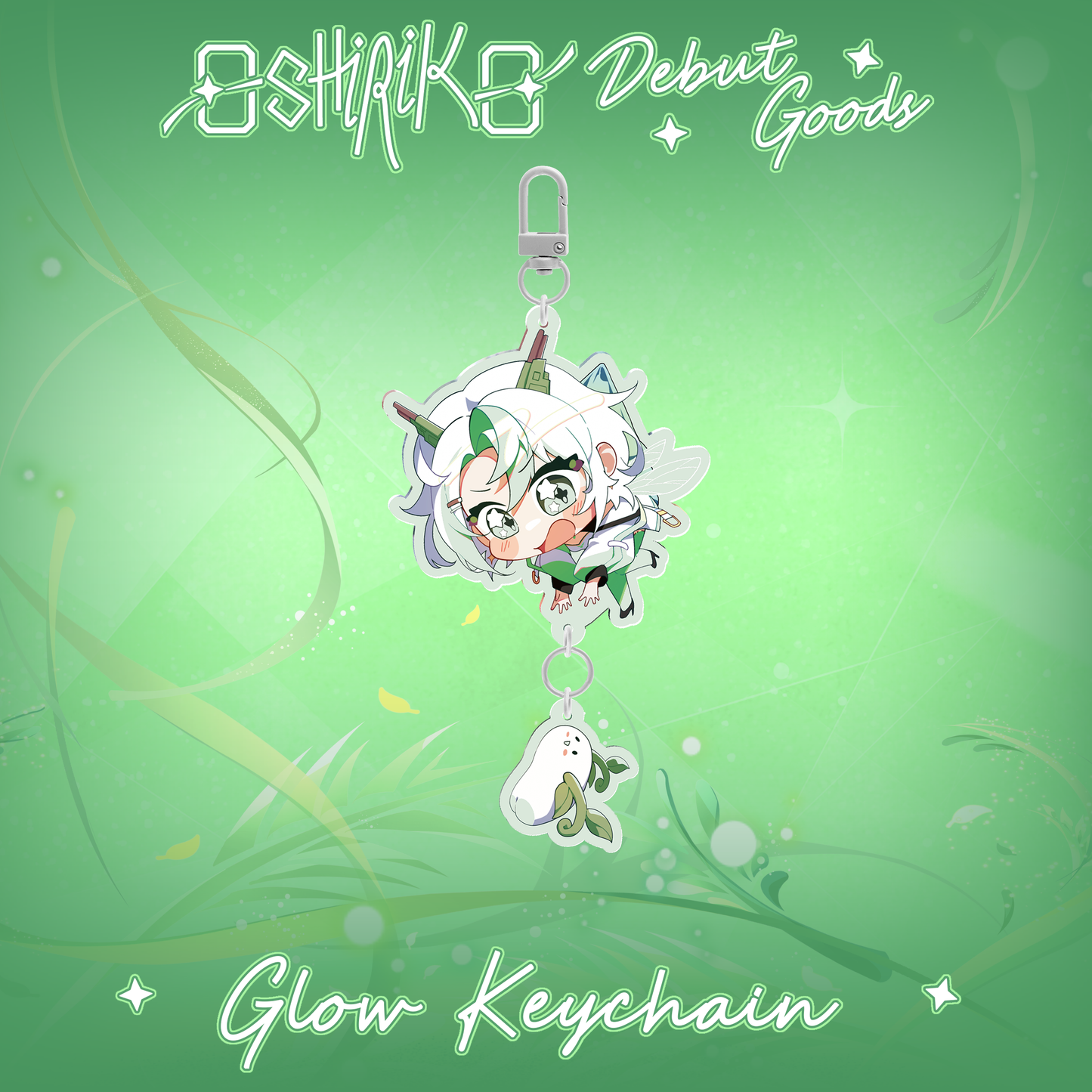Oshiriko : Glow Keychain