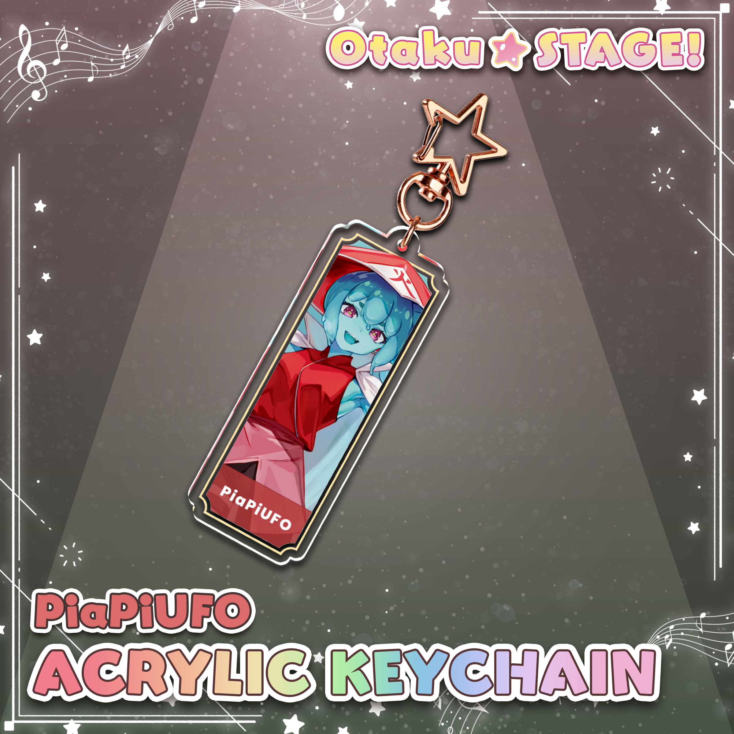 PiaPi UFO : Otaku Stage Acrylic Keychain – Kawa Entertainment