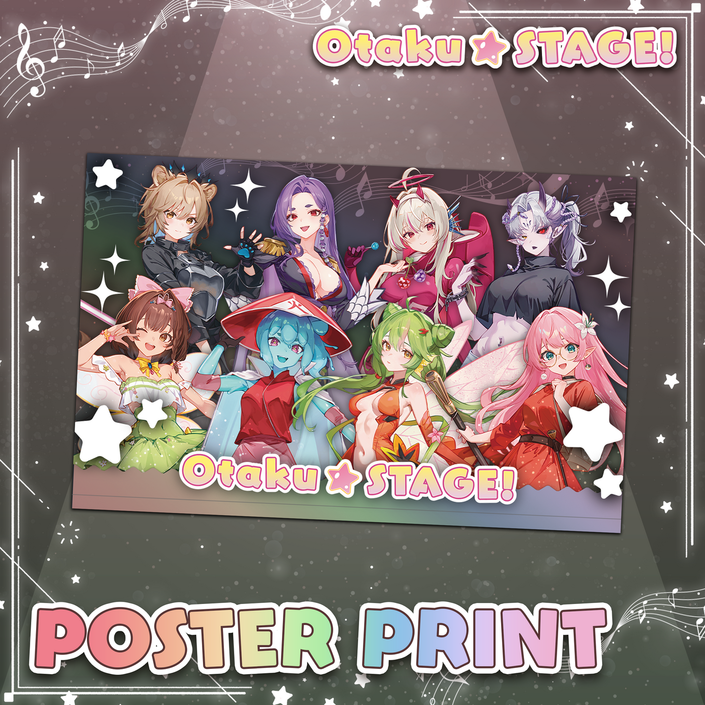 Otaku Stage : 11x17" Group Poster