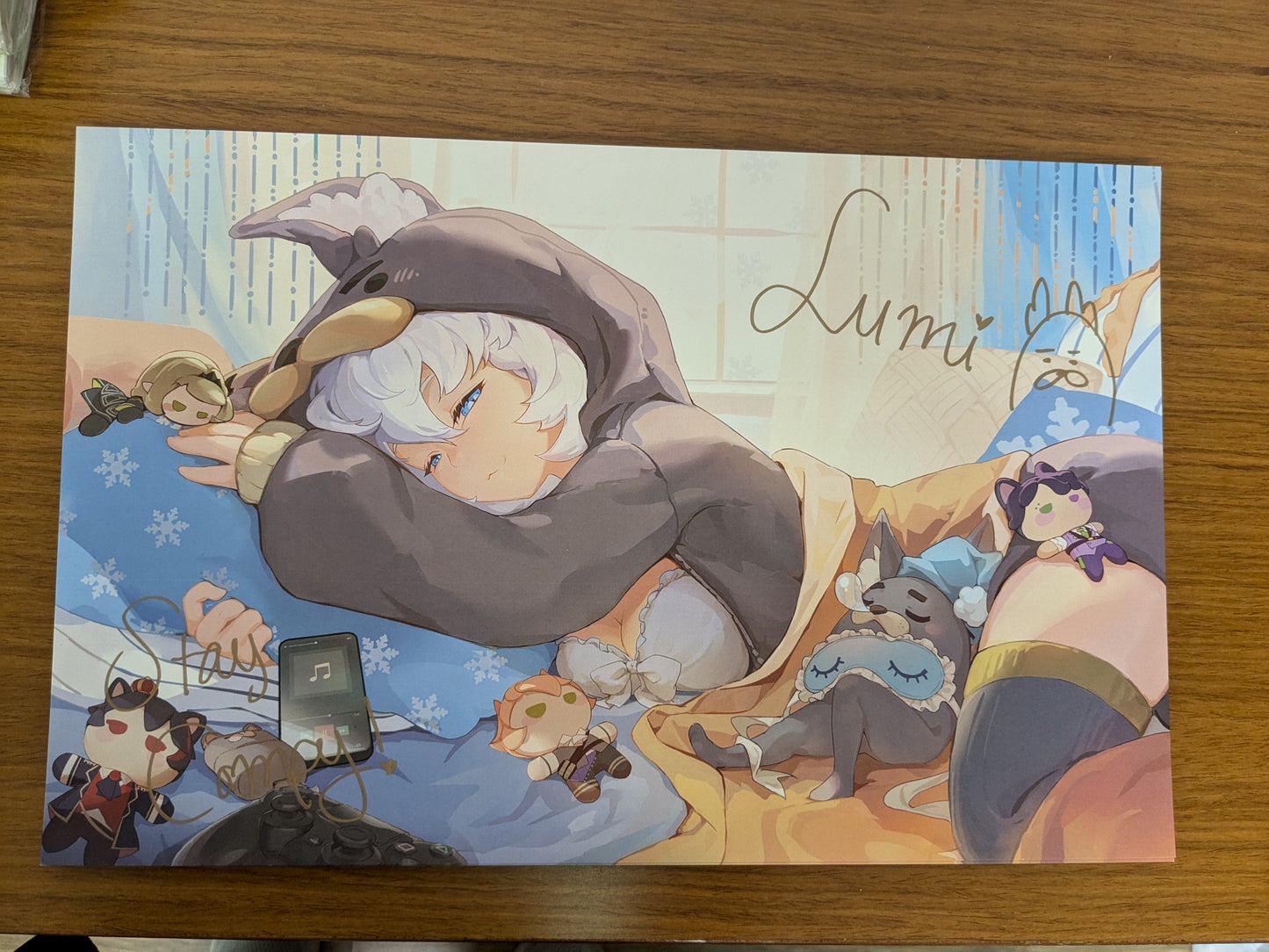 Lumi : Sleepy Kigurumi Signed Poster (X/15)