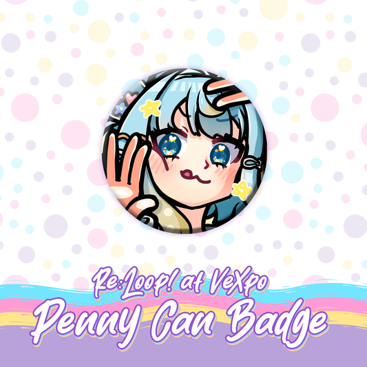 Penny Puffball : Re:Loop! Can Badge