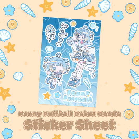 Penny Puffball : Sticker Sheet