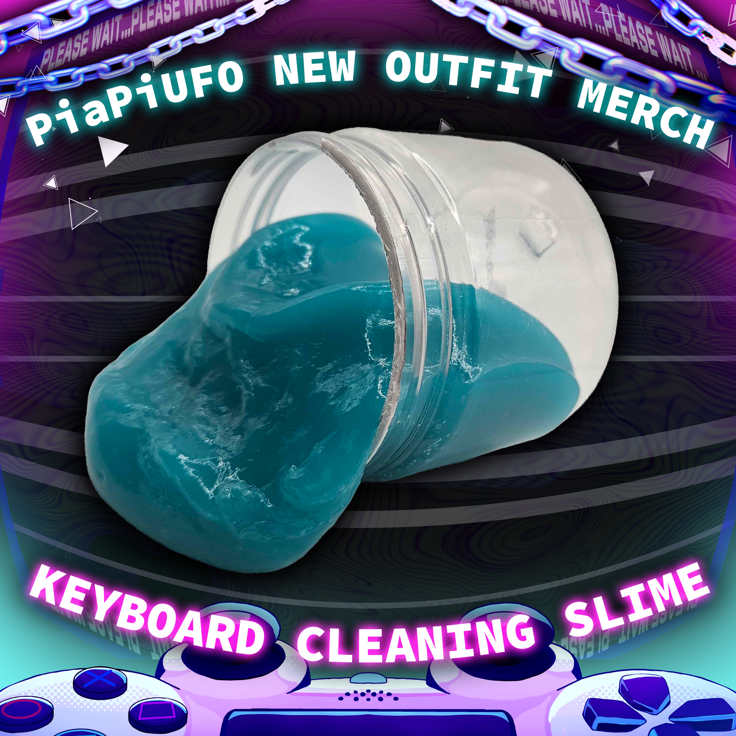 PiaPi UFO : Keyboard Cleaning Slime