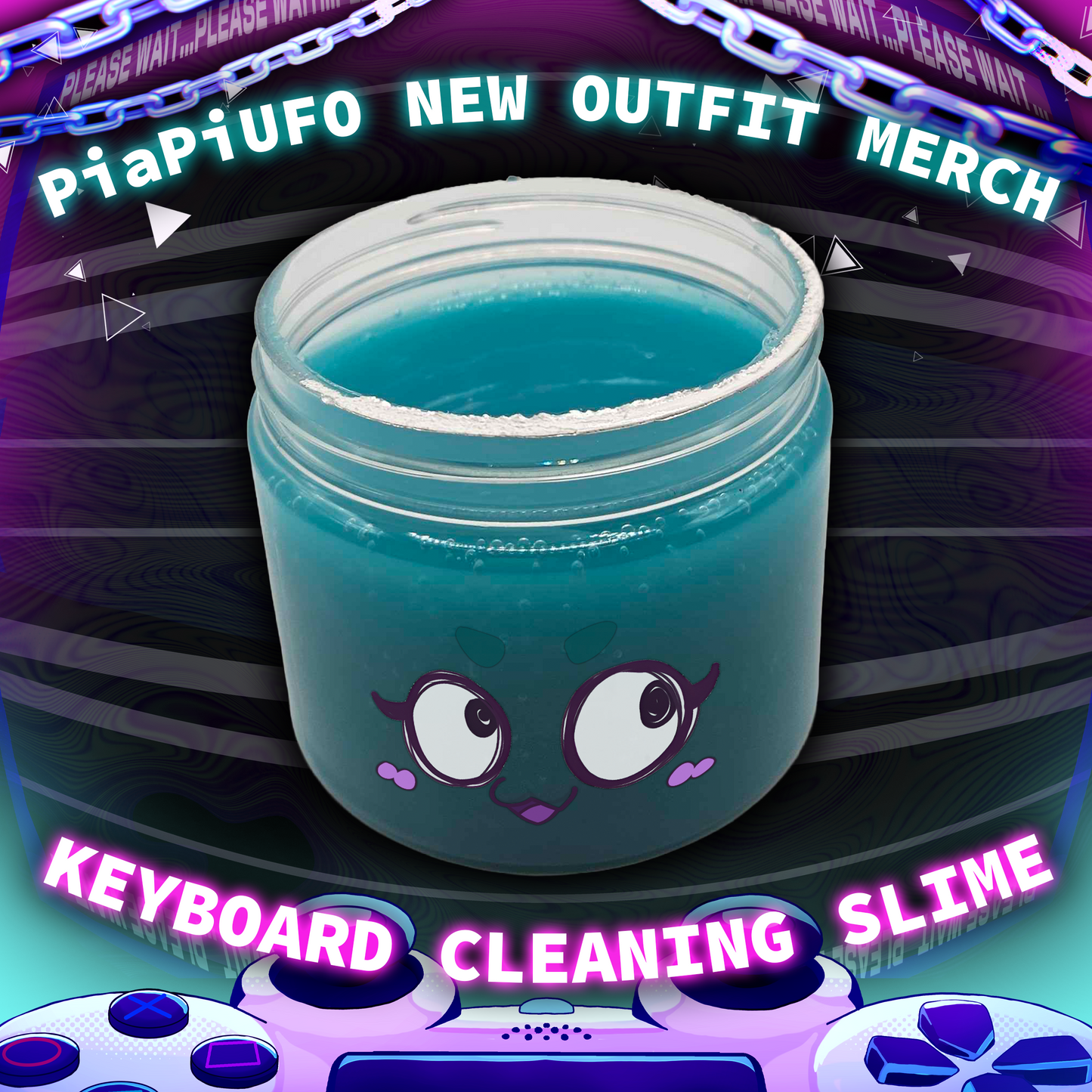 PiaPi UFO : Keyboard Cleaning Slime