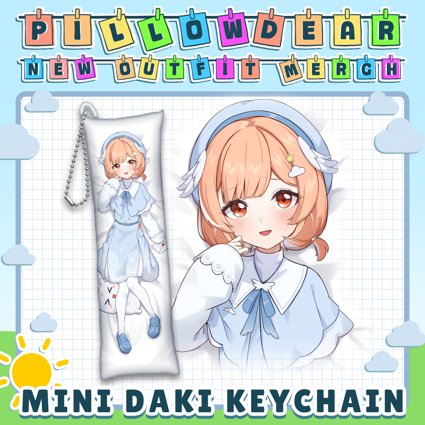 PillowDear : Mini-Daki Keychain