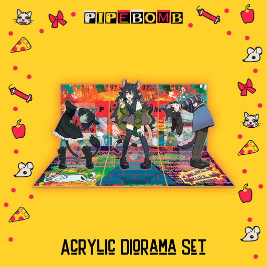Pipe Bomb : Acrylic Diorama Set