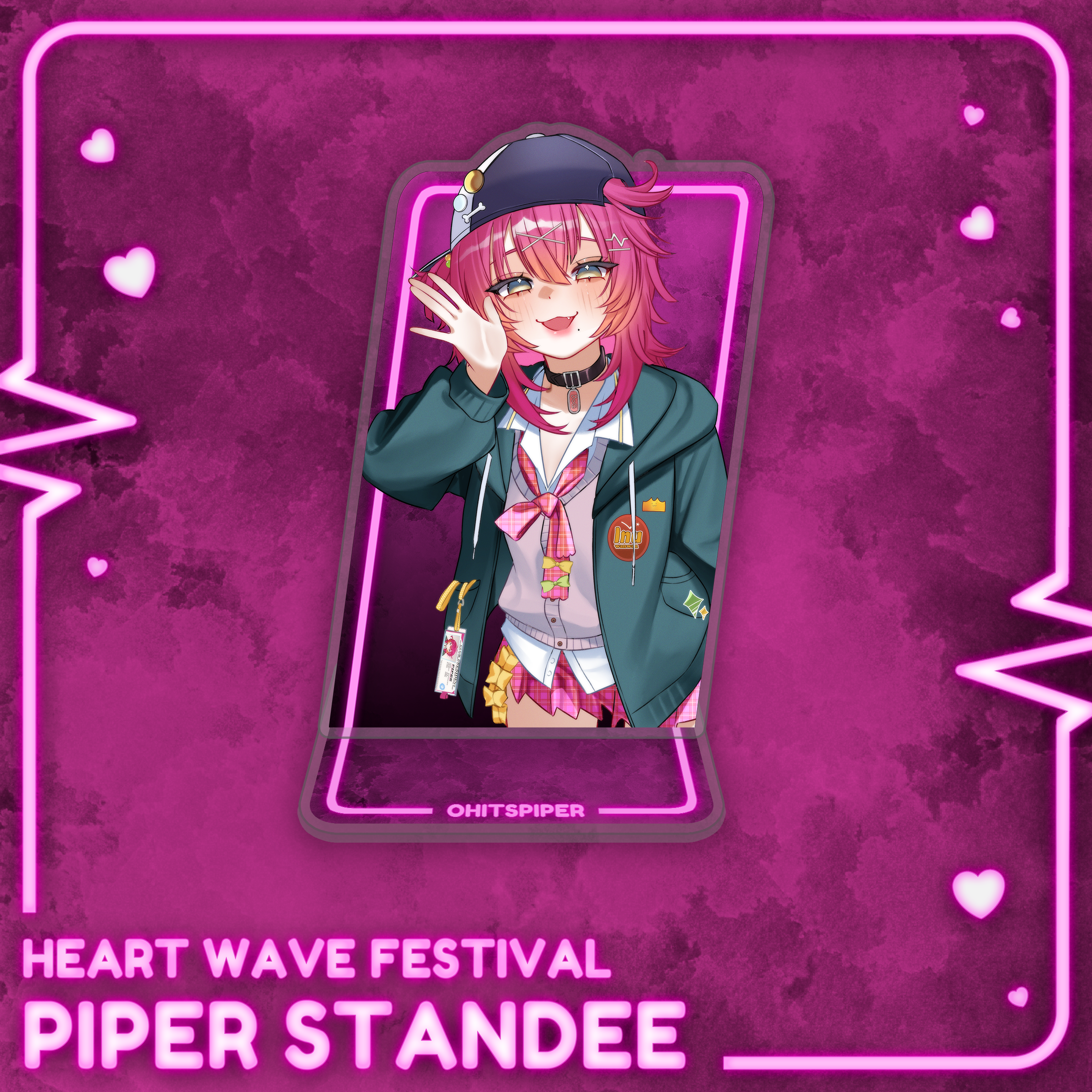 OhItsPiper : HeartWAVE Standee – Kawa Entertainment