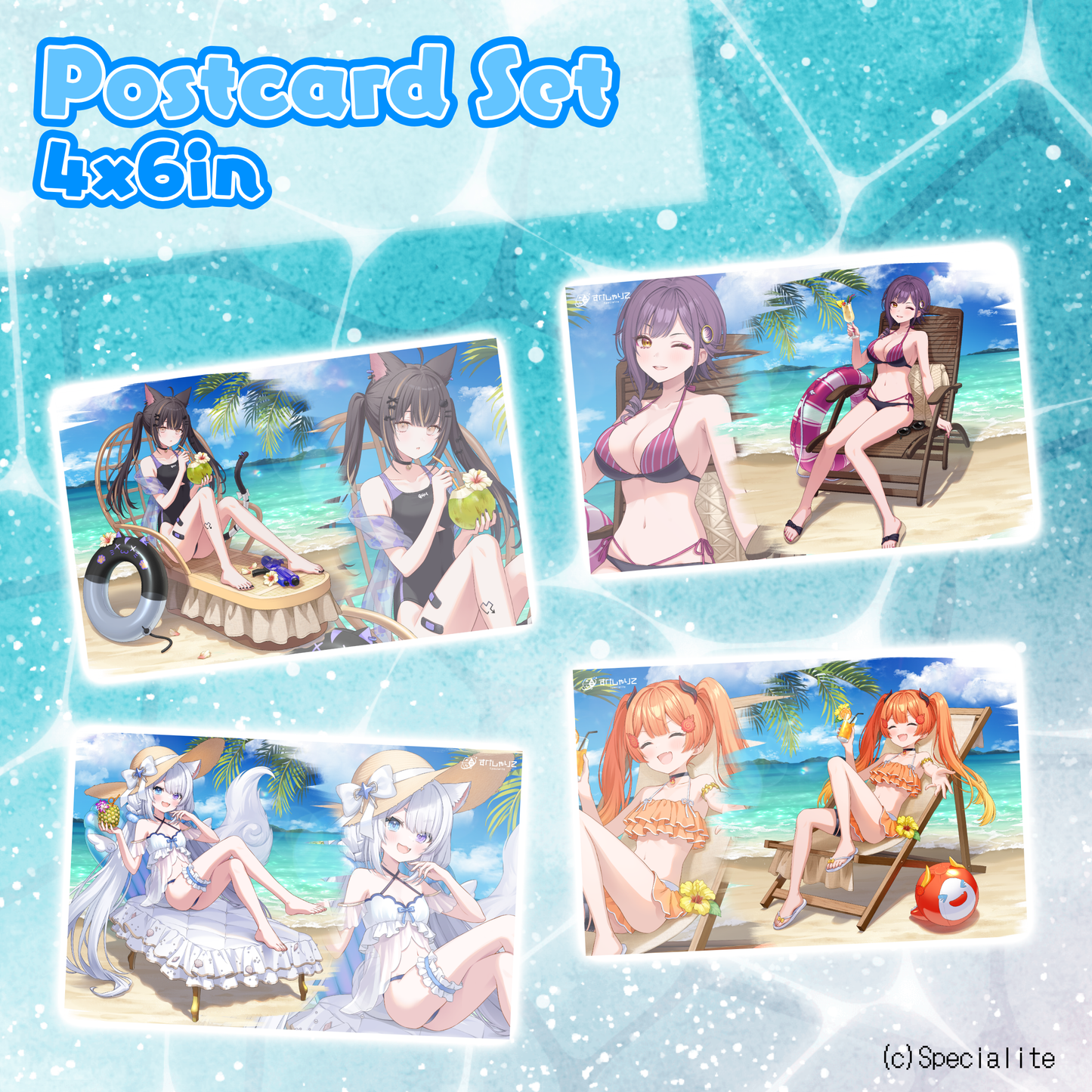 Specialite : Summer Splash - Postcard Set