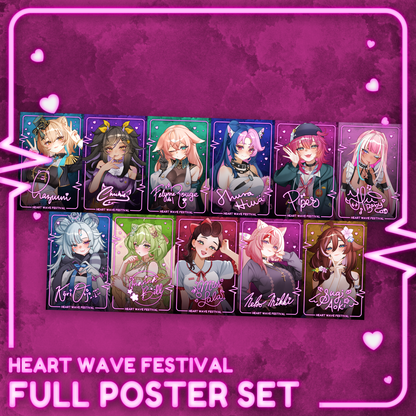 HeartWAVE : Full Poster Set