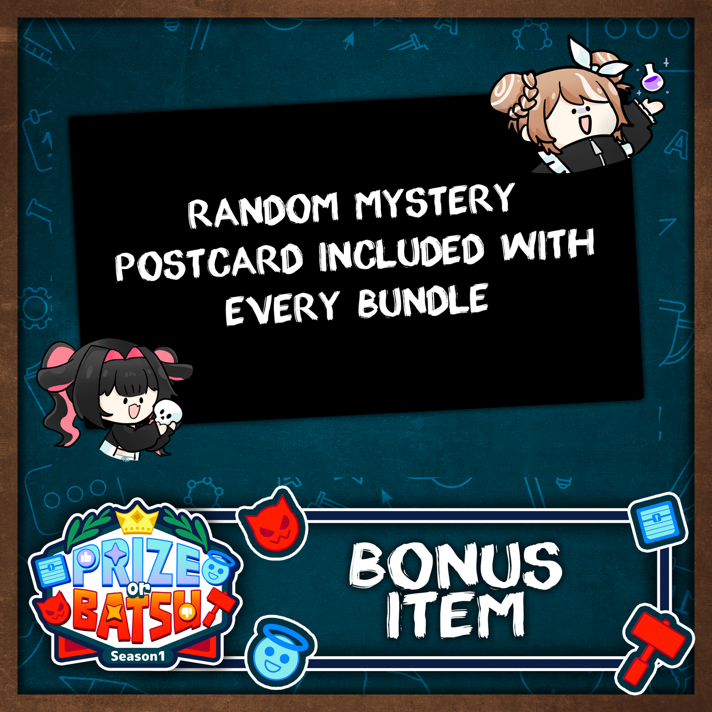 V&U : Prize or Batsu Standee Bundle