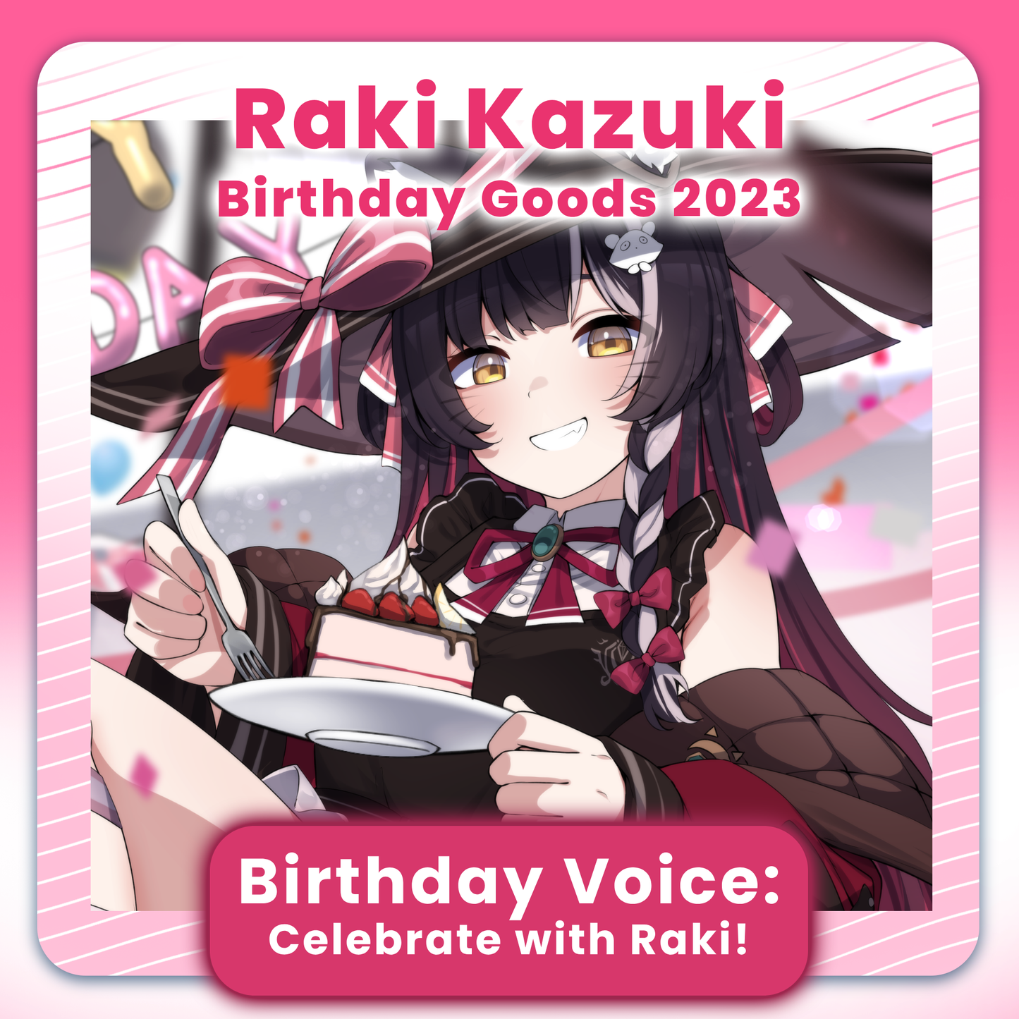 Raki Kazuki Birthday Goods & Voice Collection