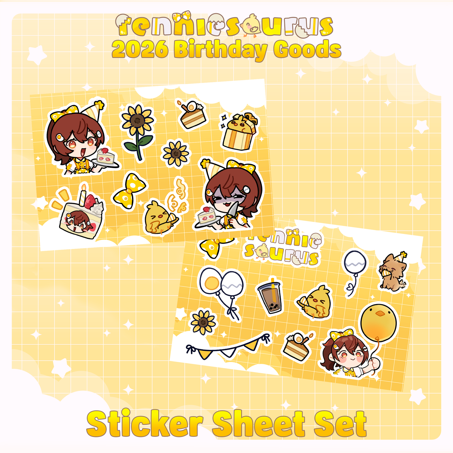Renniesaurus : Sticker Sheet Set