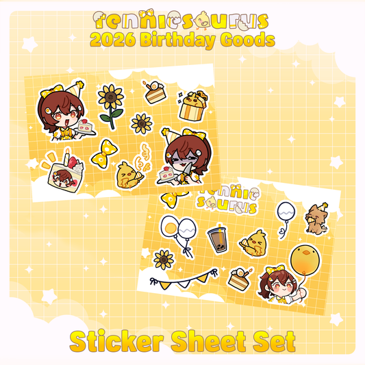 Renniesaurus : Sticker Sheet Set