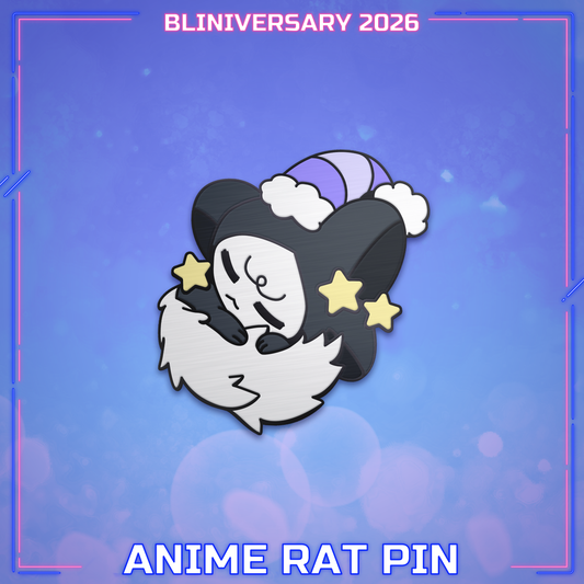 Rikku : Anime Rat Enamel Pin