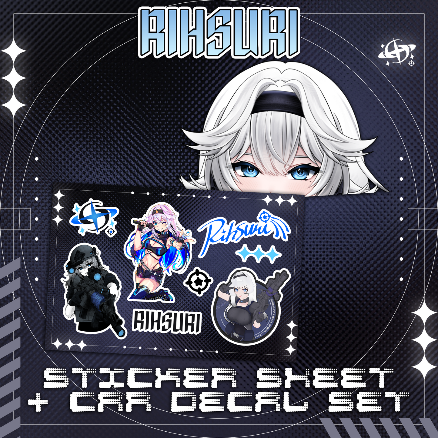 RIHSURI : Decal & Sticker Sheet Set