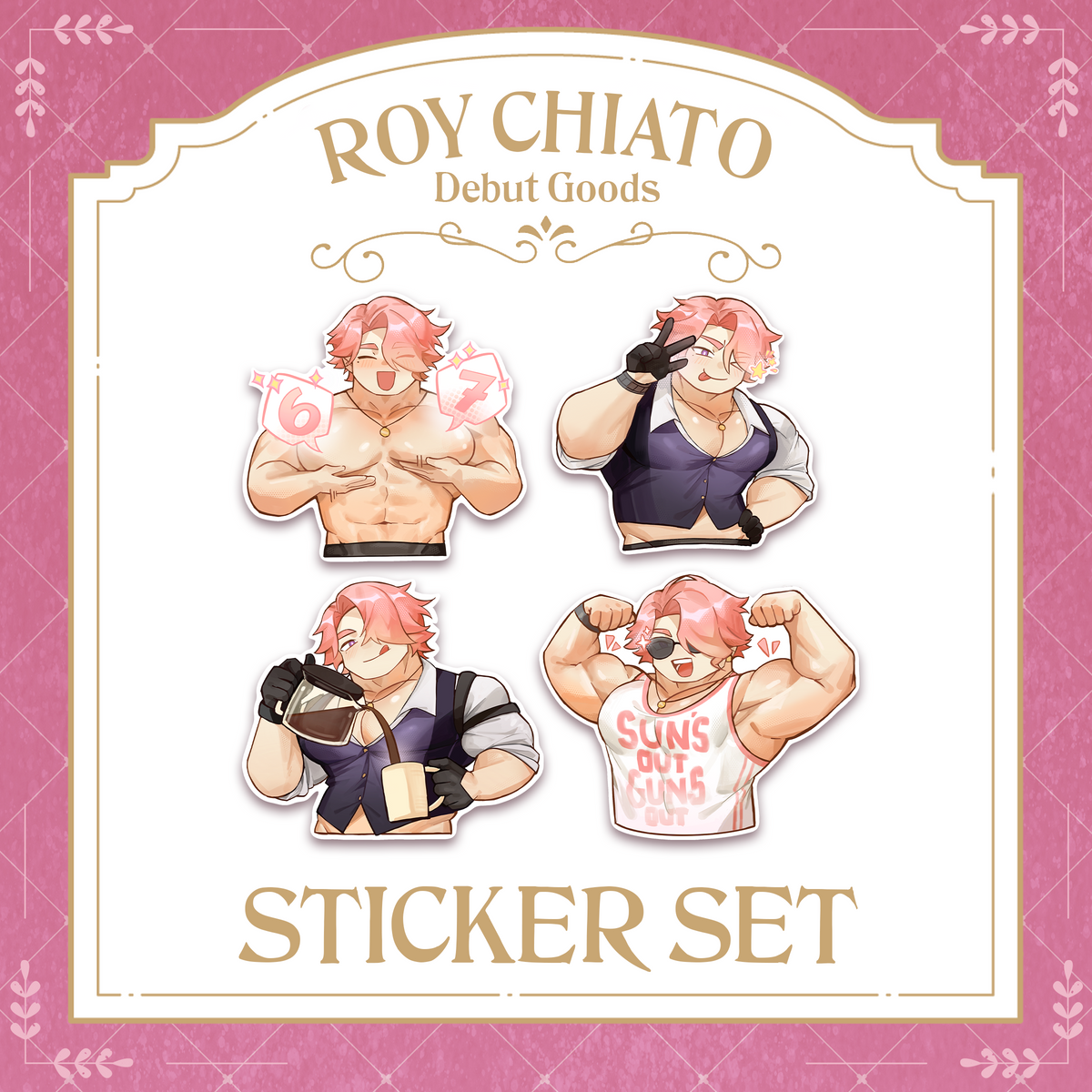 Roy Chiato : Sticker Set [Pre-Order]