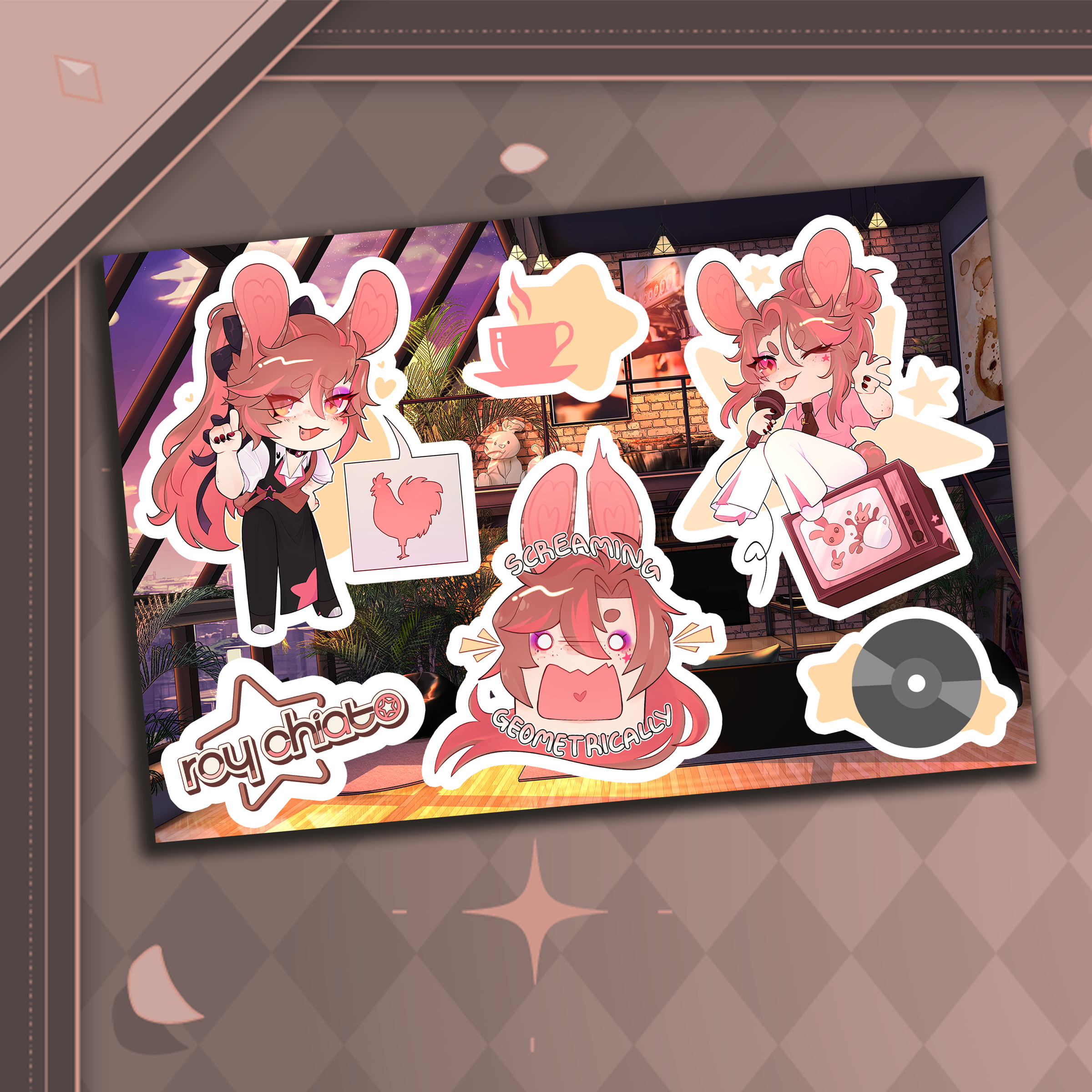 Roy Chiato : Sticker Sheet – Kawa Entertainment