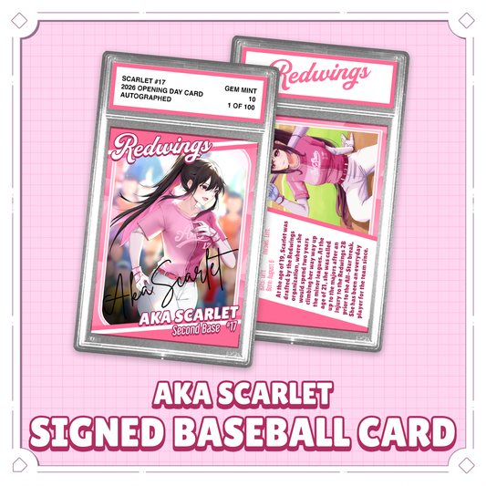 AkaScarlet : Signed Baseball Card