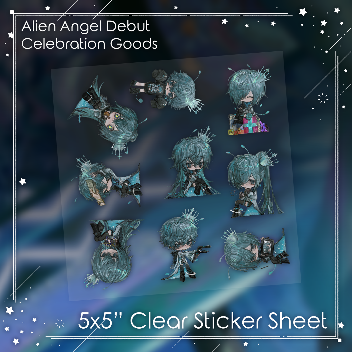 Shuu Sakurai : Clear Sticker Sheet