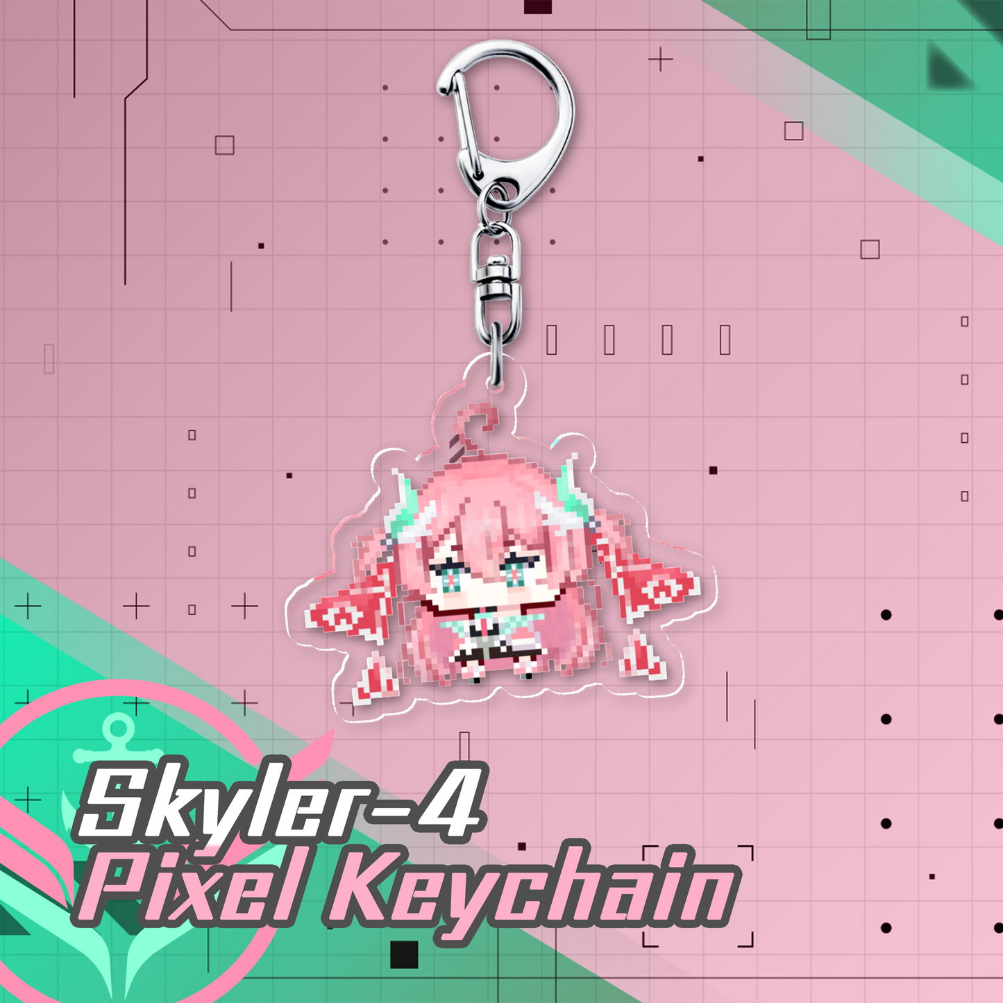 VFleet Project : Little Pixel Acrylic Keychains