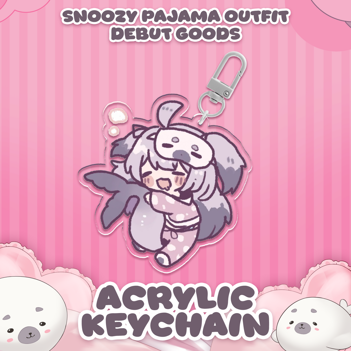 Snoozychu : Acrylic Keychain