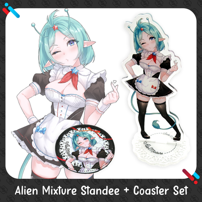 Socks Agency : LIMITED Maid Standee & Coaster Combos