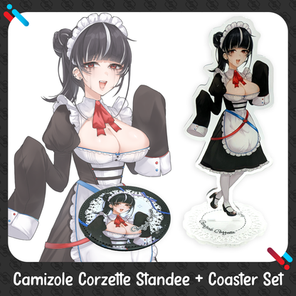 Socks Agency : LIMITED Maid Standee & Coaster Combos
