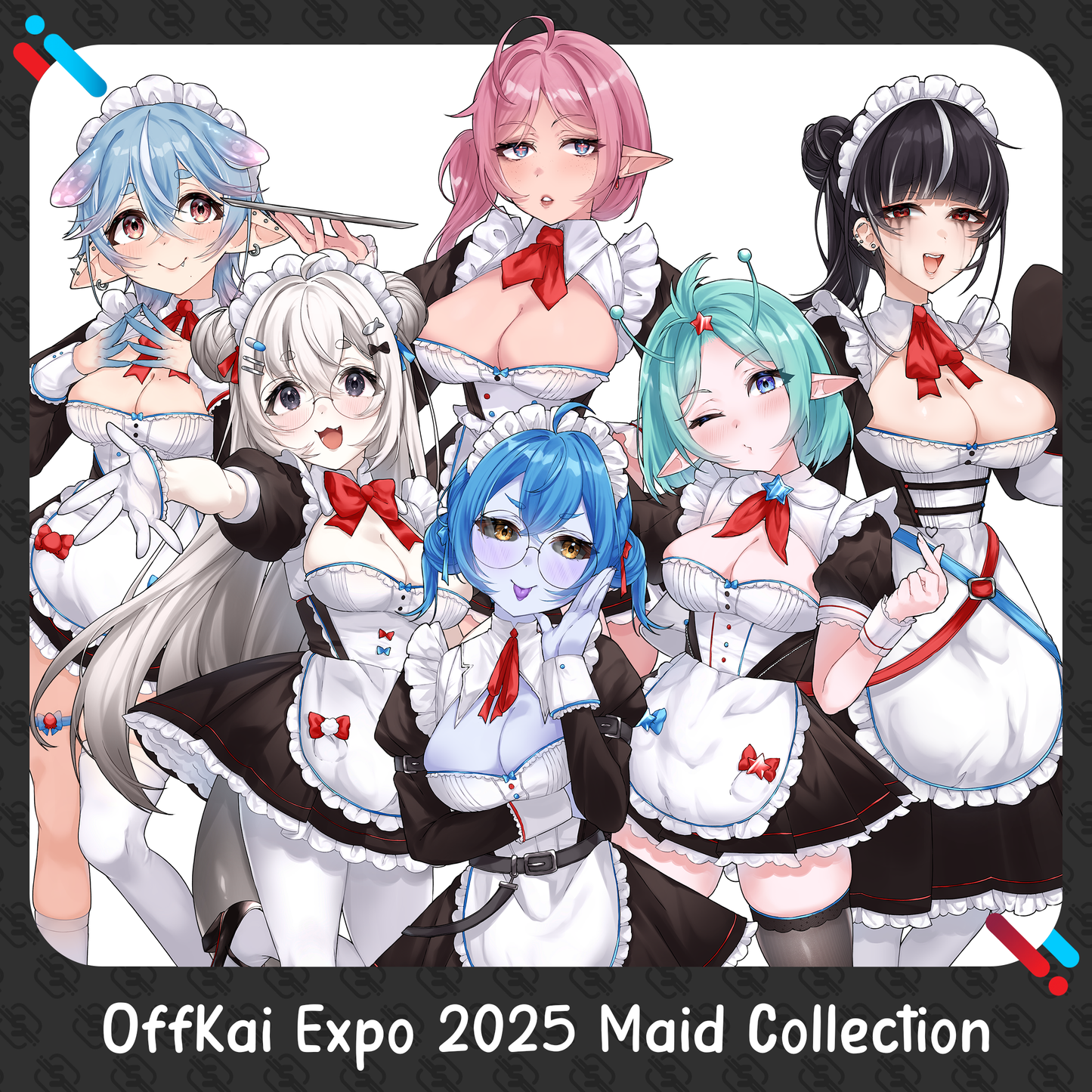 Socks Agency : LIMITED Maid Standee & Coaster Combos