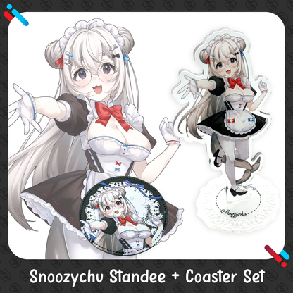 Socks Agency : LIMITED Maid Standee & Coaster Combos
