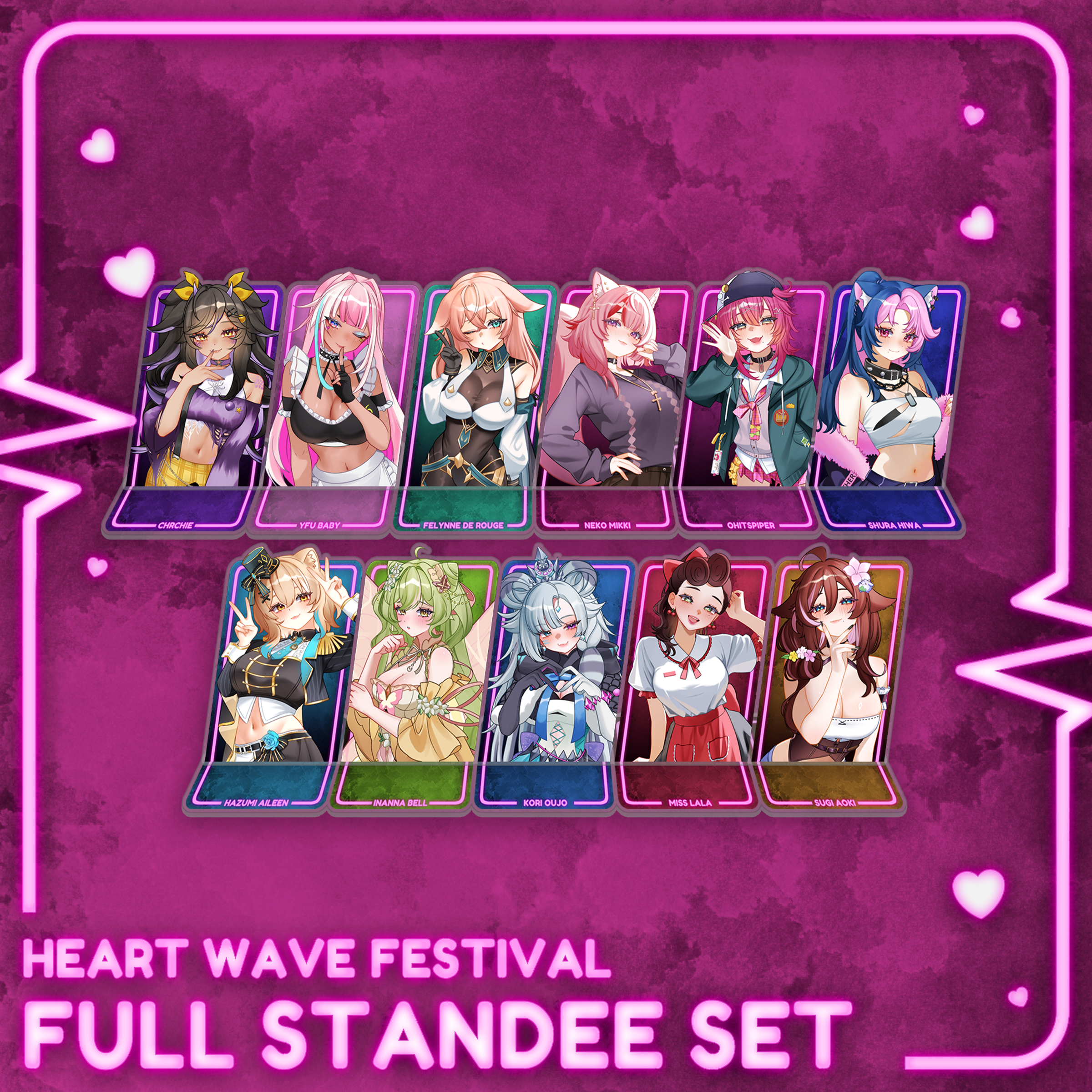 HeartWAVE : Full Standee Set – Kawa Entertainment