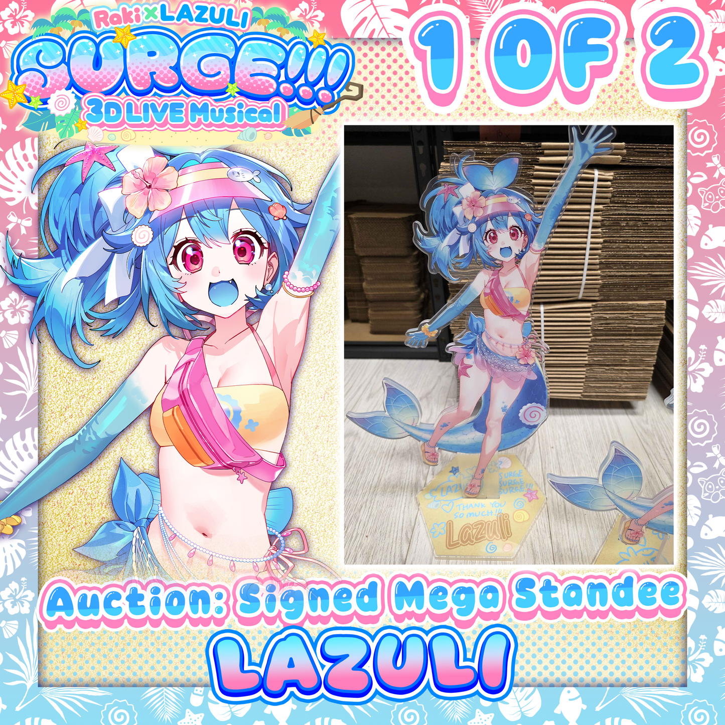 Surge : 1 of 2 Lazuli - SIGNED Mega Standee
