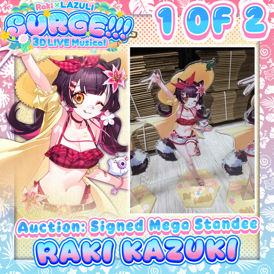 Surge : 1 of 2 Raki - SIGNED Mega Standee