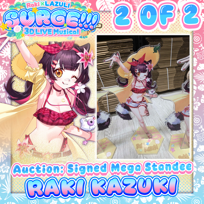 Surge : 2 of 2 Raki - SIGNED Mega Standee
