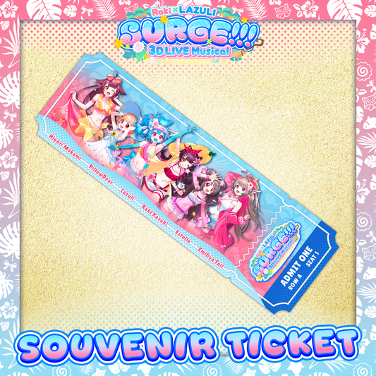 SURGE!!! : Souvenir Ticket