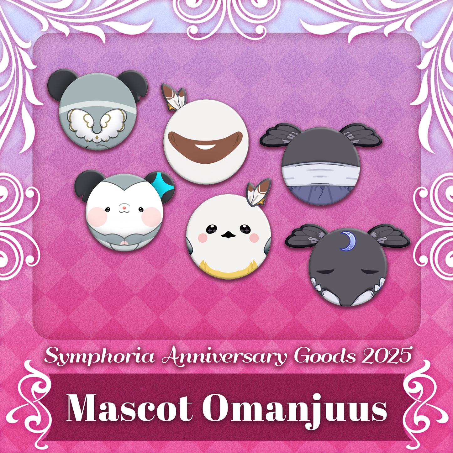 Symphoria : Mascot Keychain Plushies